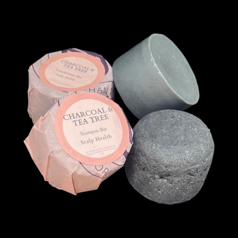 Charcoal & Tea Tree Natural Scalp Health Conditioner Bar